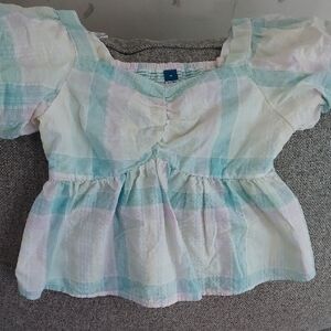 Old Navy Multicolor Plaid Top